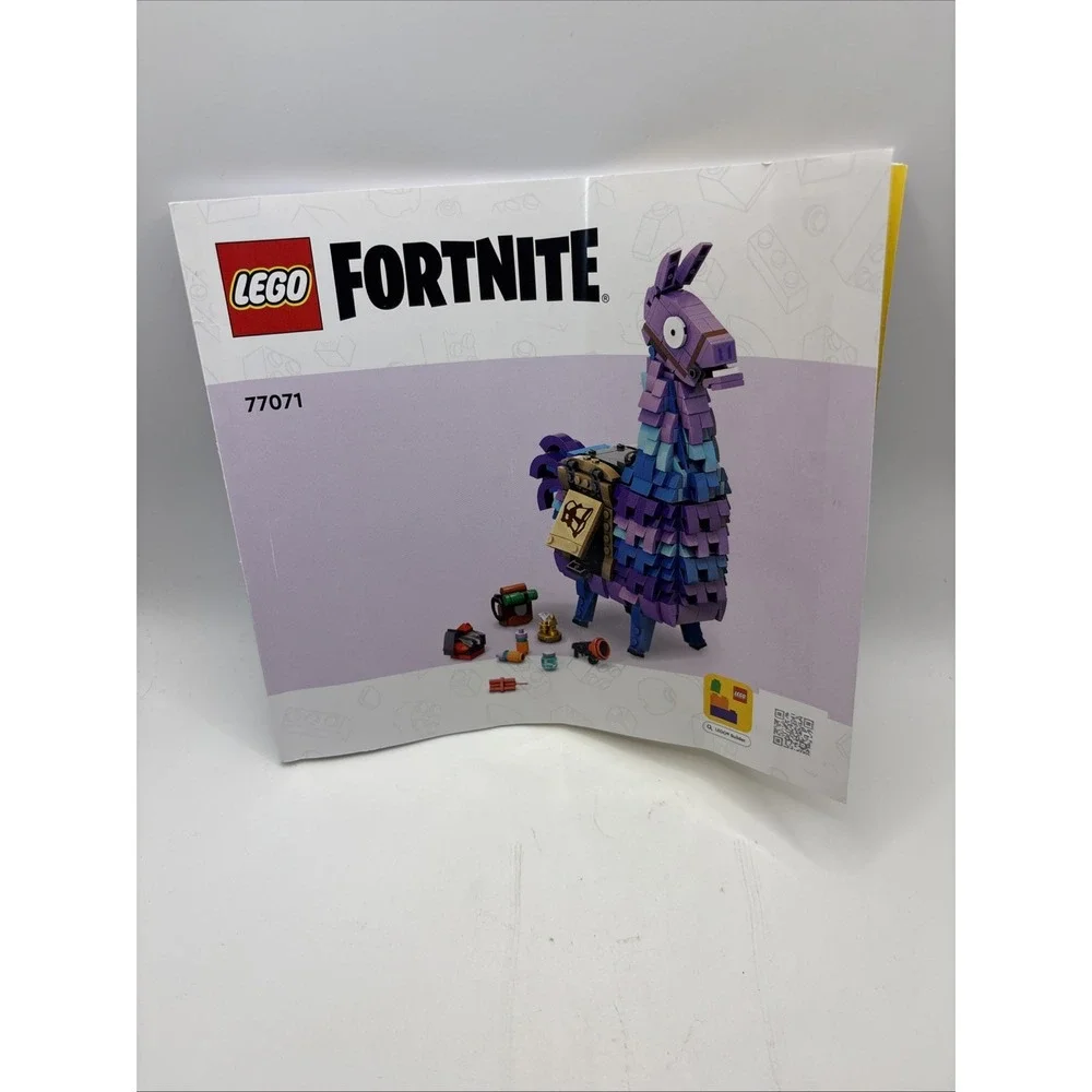 Lego Fortnite 77071 Supply Llama Instruction Manual‎ Only